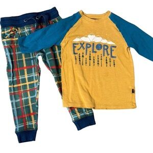 2T joggers and 2T 3/4 sleeve top. Rags to Raches